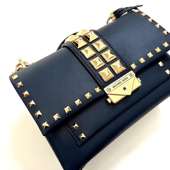 NWT Original $630 Michael Kors Cece Medium Studded Faux Leather Shoulder Bag - Picture 2 of 12